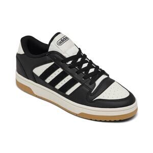NWT adidas Women's Turnaround Low Top Basketball Sneaker, Black/White/Gum-SZ 6.5